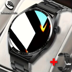 2025 Hot-Selling Round Smartwatch with 2.01" Large Screen, Wireless Calling (Answer/Make/Reject Calls), 100+ Sports Modes, Sleep Tracker, Game/Weather/Calculator, Pedometer - Compatible with Android & iPhone - Perfect Gift!, Smart Watch for Android Phones, Versatile Wearable, Modern Watch Design, Durable Construction