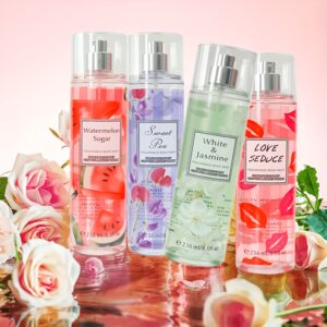 8-ounce Luxurious Floral Fruit-scented Perfume Body Spray for Ladies - Long-lasting Feminine Fragrance, Featuring Floral And Berry Notes, Romantic Scent for Day to Night, Elegant Light Perfume Spray | New Ladies Perfume