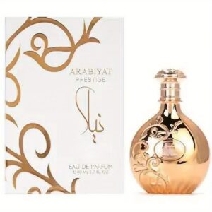 Ny-la Arabian Riyat Deluxe Edition Luxury Arabian Perfume - Long-Lasting Floral scent, Alcohol-Free Fragrance for Women & Men, Elegant Golden design, Formaldehyde & Lagermeister-Free, Day to Night Wear, Unisex Fragrance, Opulent Bottle Design, Intricate Cap Design