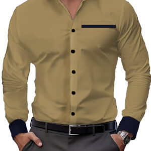 Latest Style, Lapel Long Sleeve, Traditional Print, Color Block Stripes, Men'S Lapel Shirt, Button- Lapel Shirt, Outdoor Lapel Shirt, Hot Selling Style, Wrinkle-Resistant, Soft, High Quality, Daily Wear